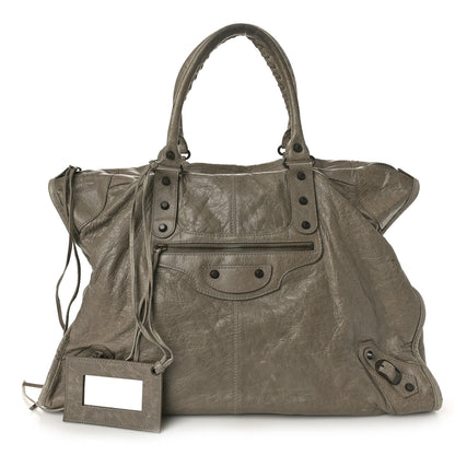 Balenciaga Agneau Classic Hardware Weekender Papyrus 2 of 13