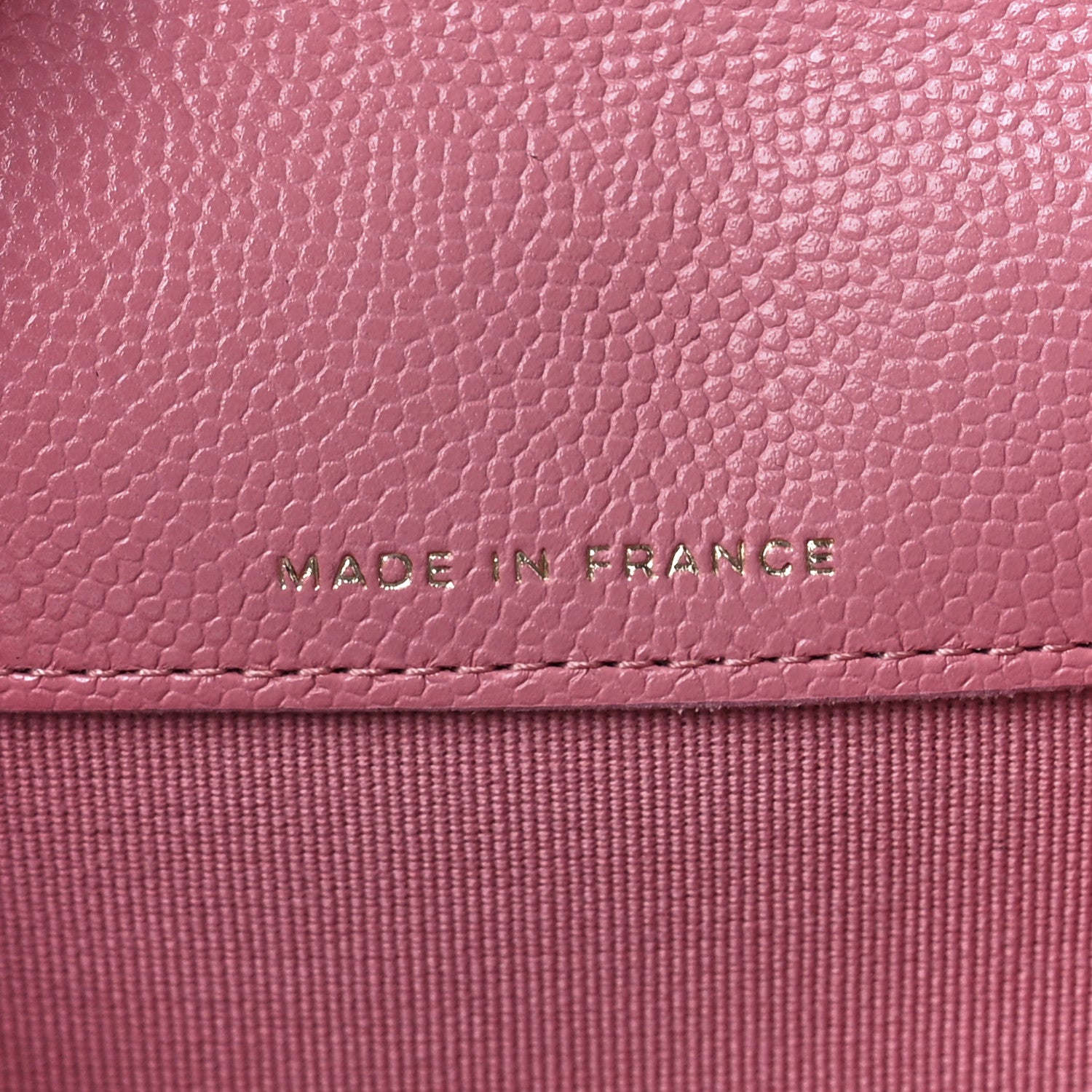 Chanel Caviar Quilted Flap Card Holder Wallet Pink 6 of 10