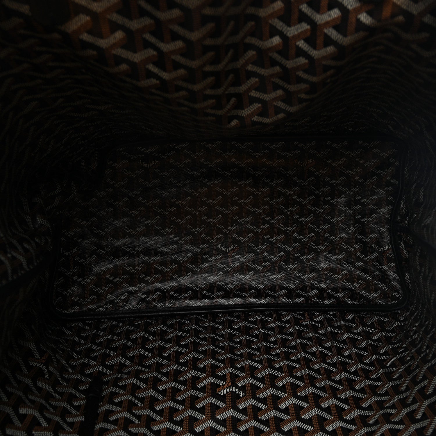 Goyard Goyardine Reversible Anjou GM Black 9 of 17