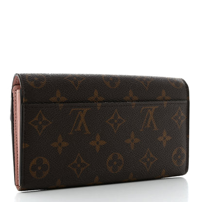 Louis Vuitton Monogram Sarah Wallet NM Rose Ballerine 3 of 7