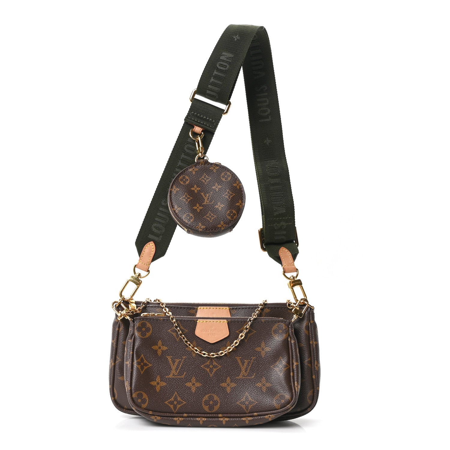Louis Vuitton Monogram Multi Pochette Accessories Kaki 1 of 8