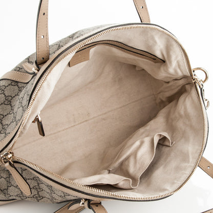 Gucci GG Supreme Monogram Medium Nice Top Handle Dome Bag Beige 5 of 8