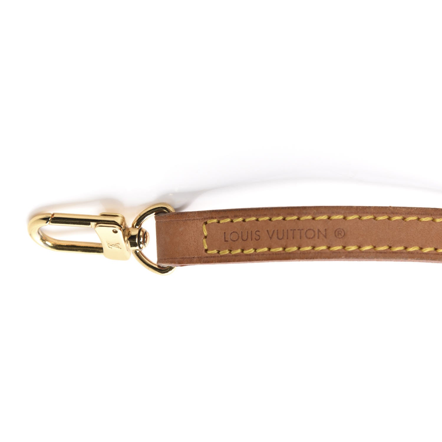 Louis Vuitton Vachetta 12mm Long Shoulder Strap VVN 3 of 4