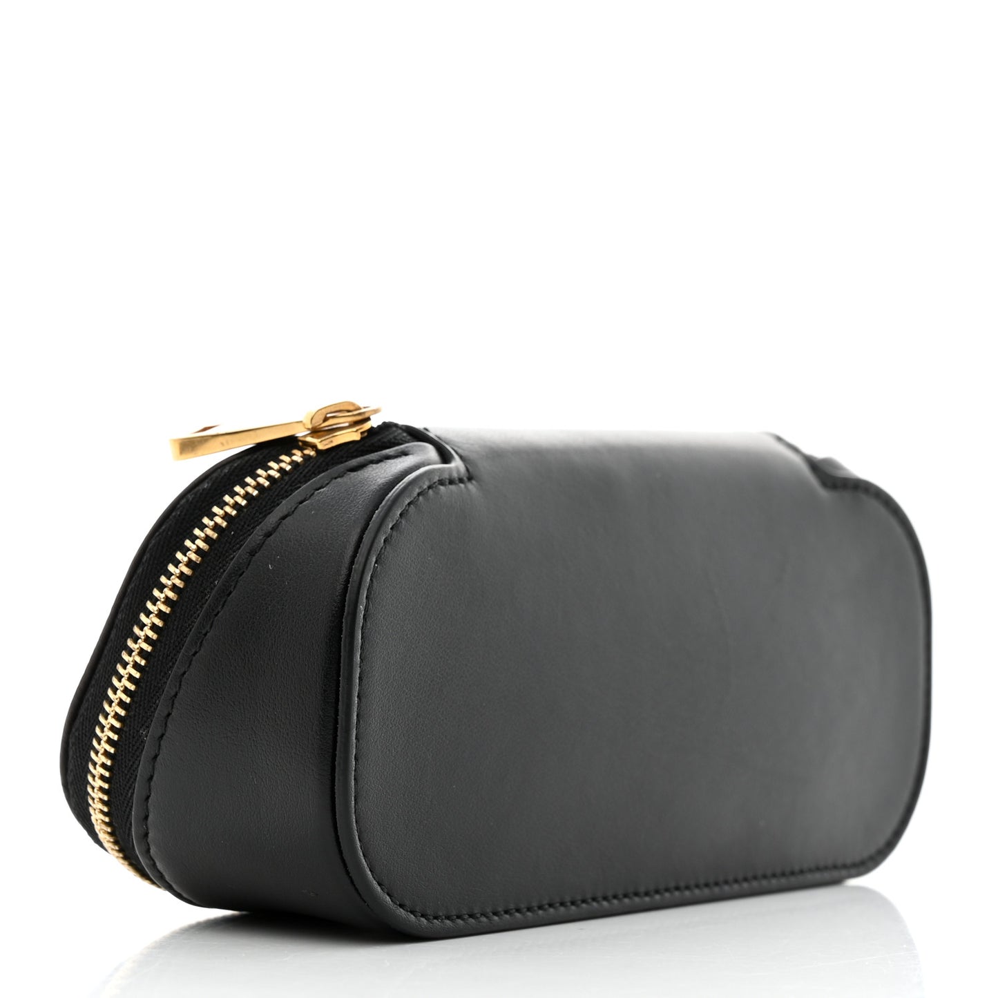 Monogram Emilie Zippered Sunglasses Case Black