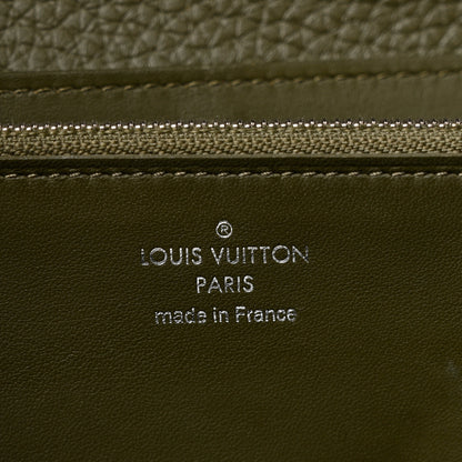 Louis Vuitton Taurillon Capucines Snakeskin Wallet Khaki 6 of 7