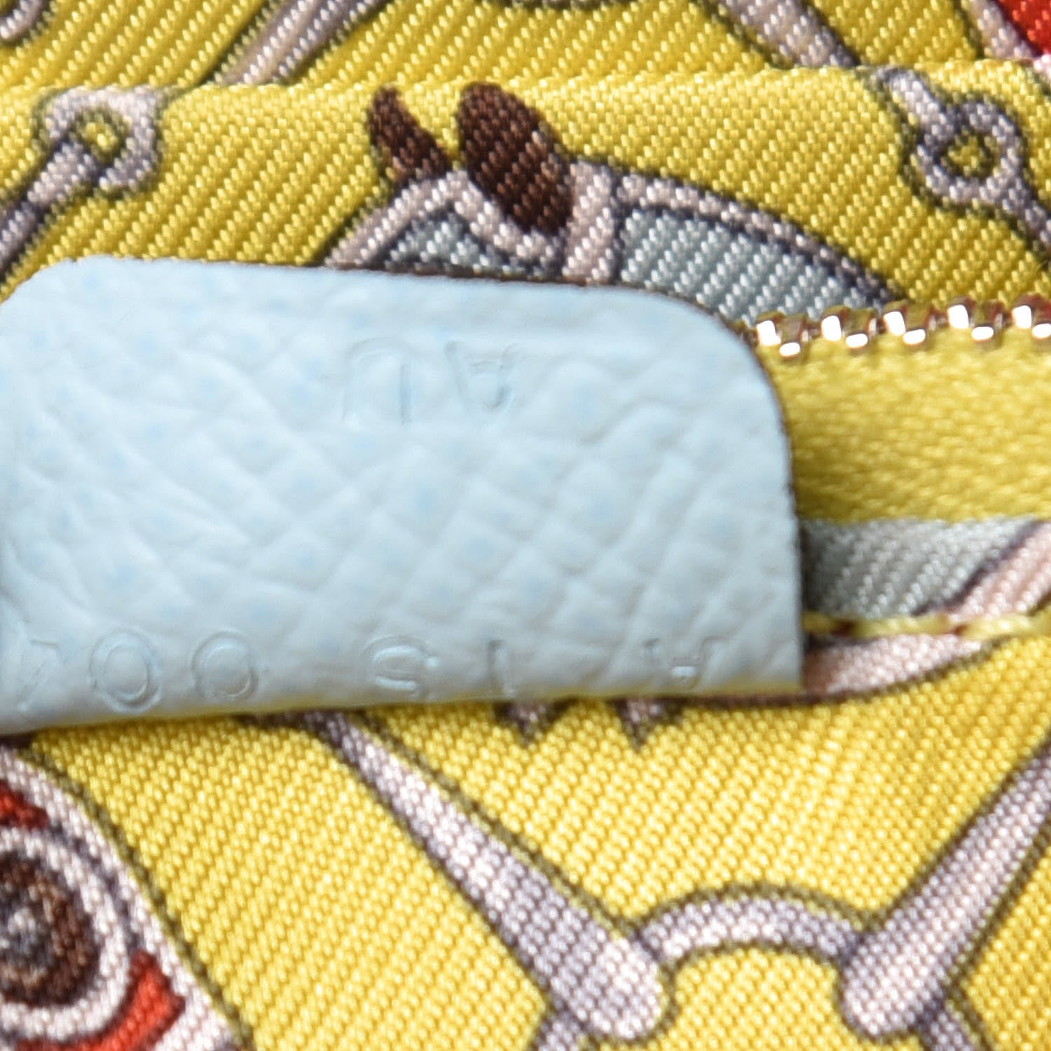 Hermes Epsom Silk'In Compact Wallet Bleu Zephyr 7 of 8