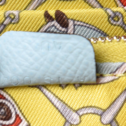 Hermes Epsom Silk'In Compact Wallet Bleu Zephyr 7 of 8