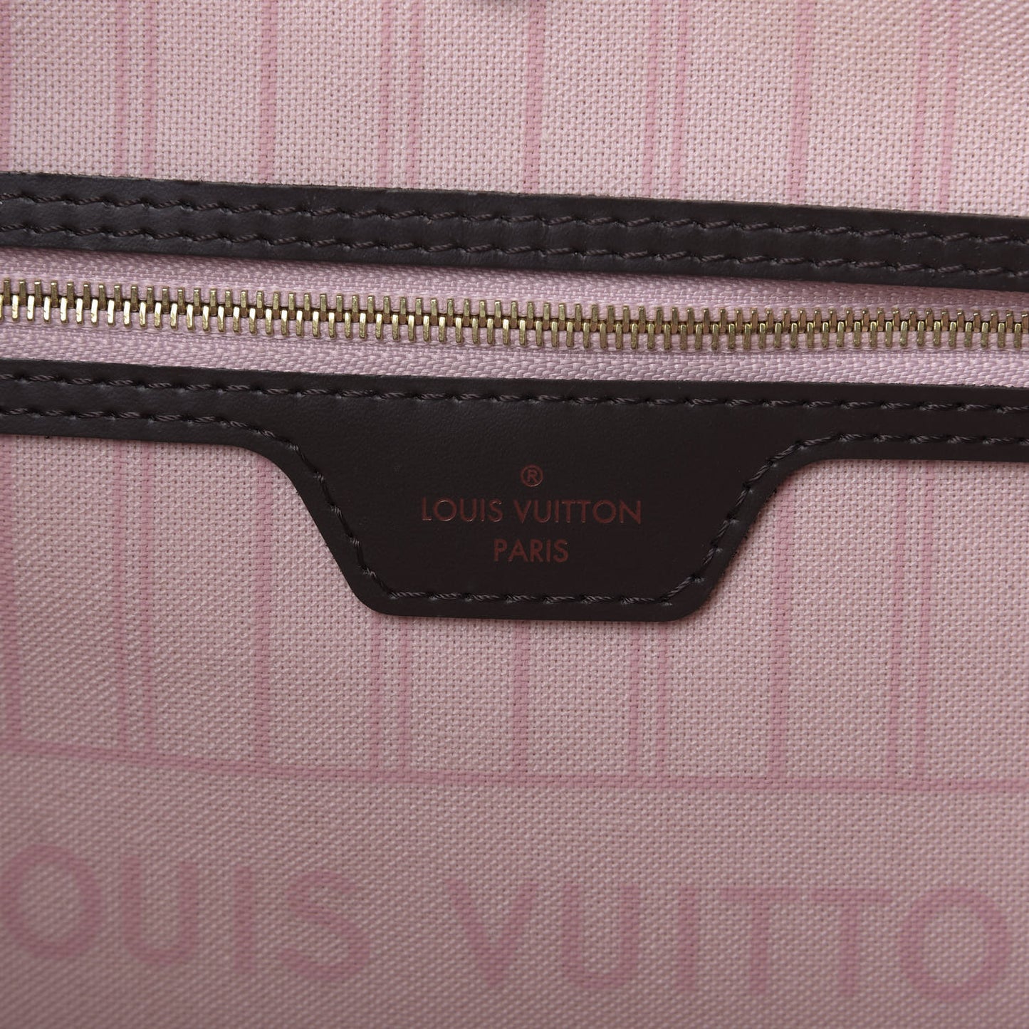 Damier Ebene Neo Neverfull MM Rose Ballerine