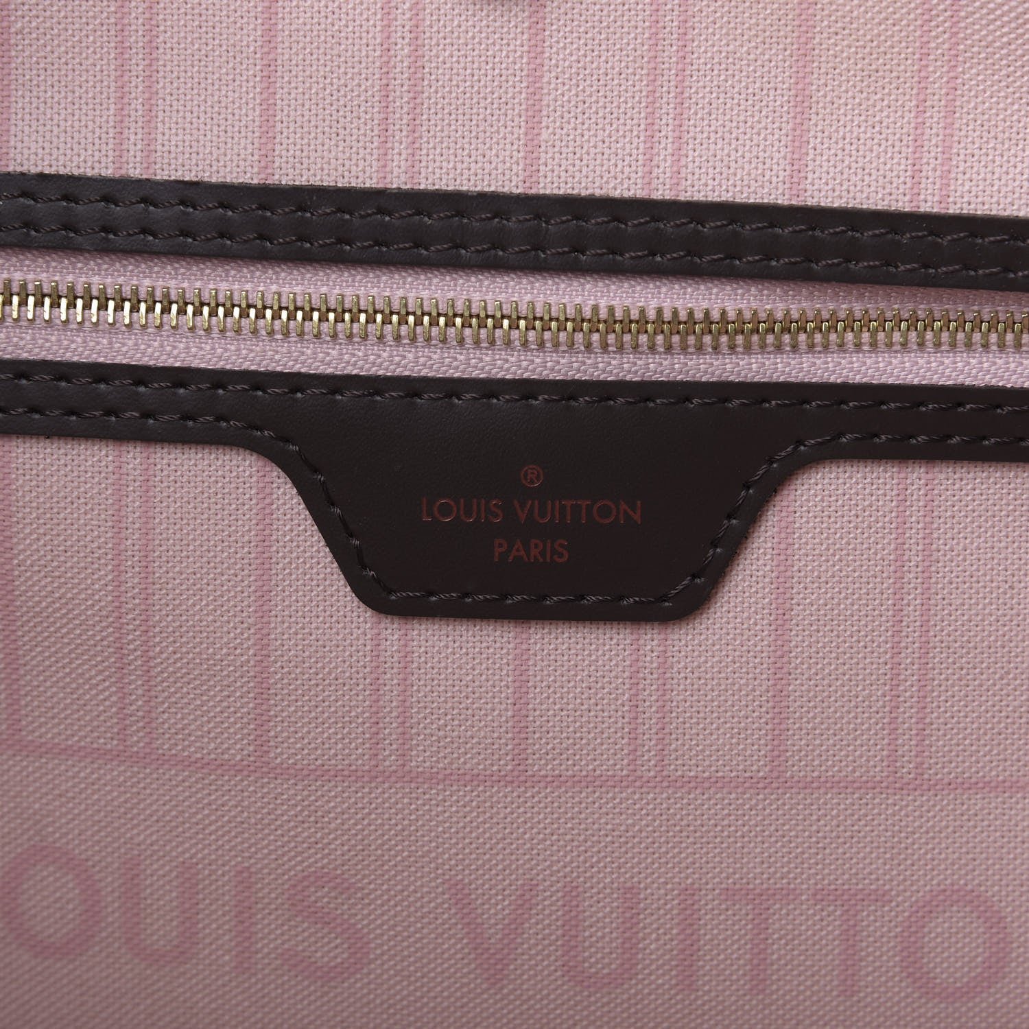 Louis Vuitton Damier Ebene Neo Neverfull MM Rose Ballerine 8 of 11