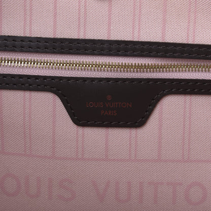 Louis Vuitton Damier Ebene Neo Neverfull MM Rose Ballerine 8 of 11