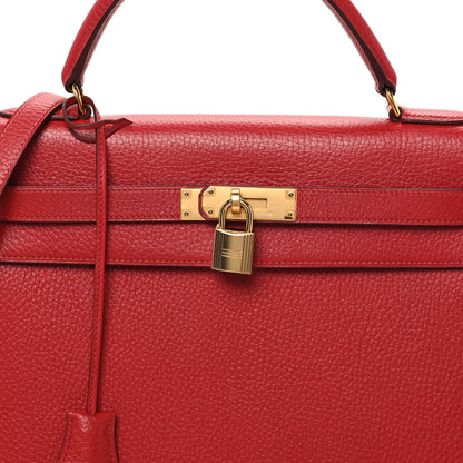 Hermes Ardennes Kelly Sellier 32 Rouge Vif 10 of 12