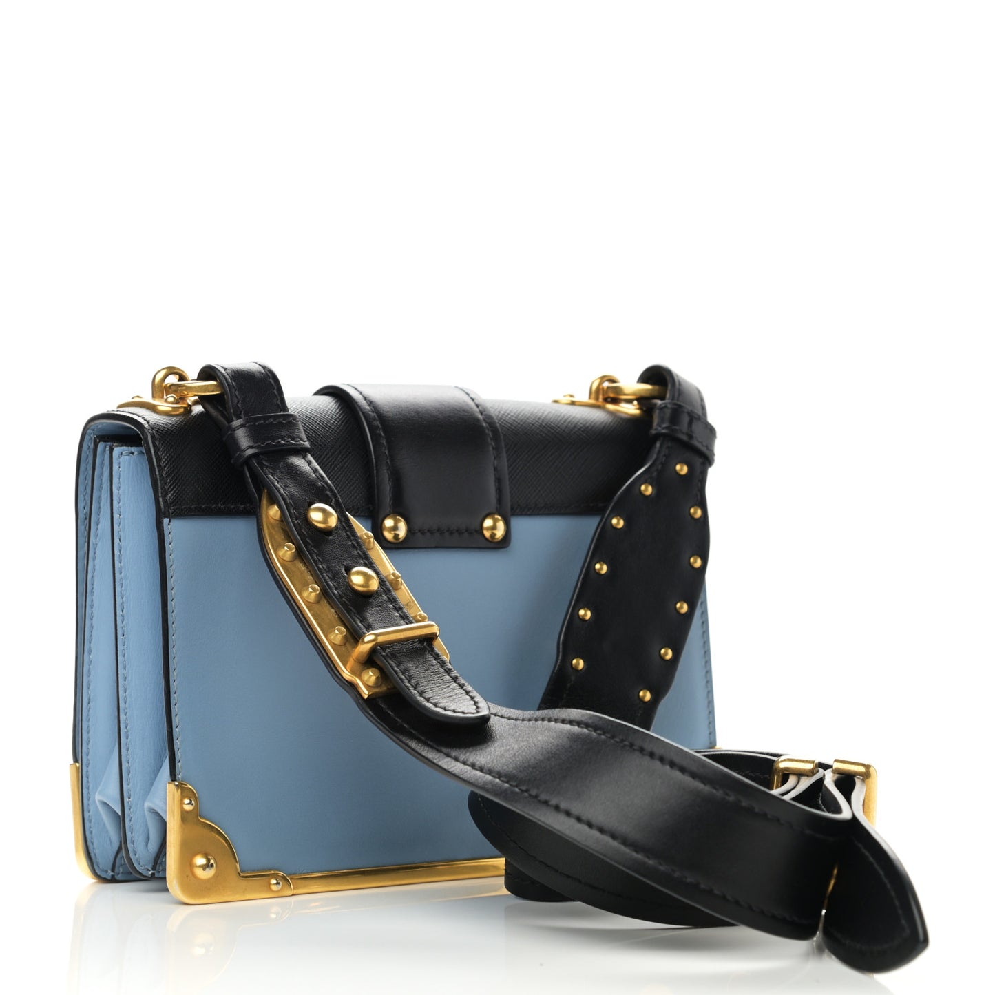 City Calf Saffiano Cahier Bag Astrale Black