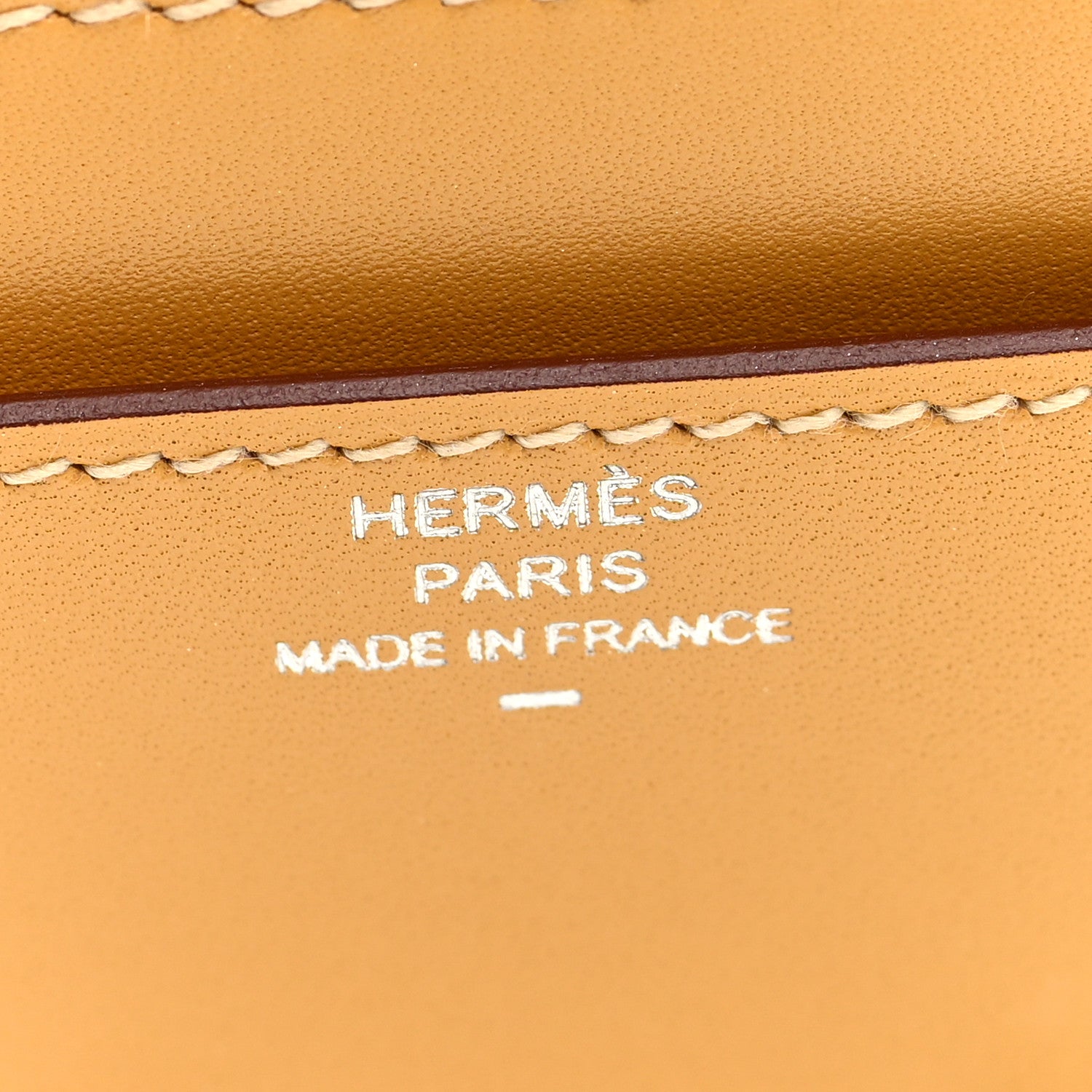 Hermes Tadelakt Lizard Constance Long Wallet Sable Cecil 6 of 7