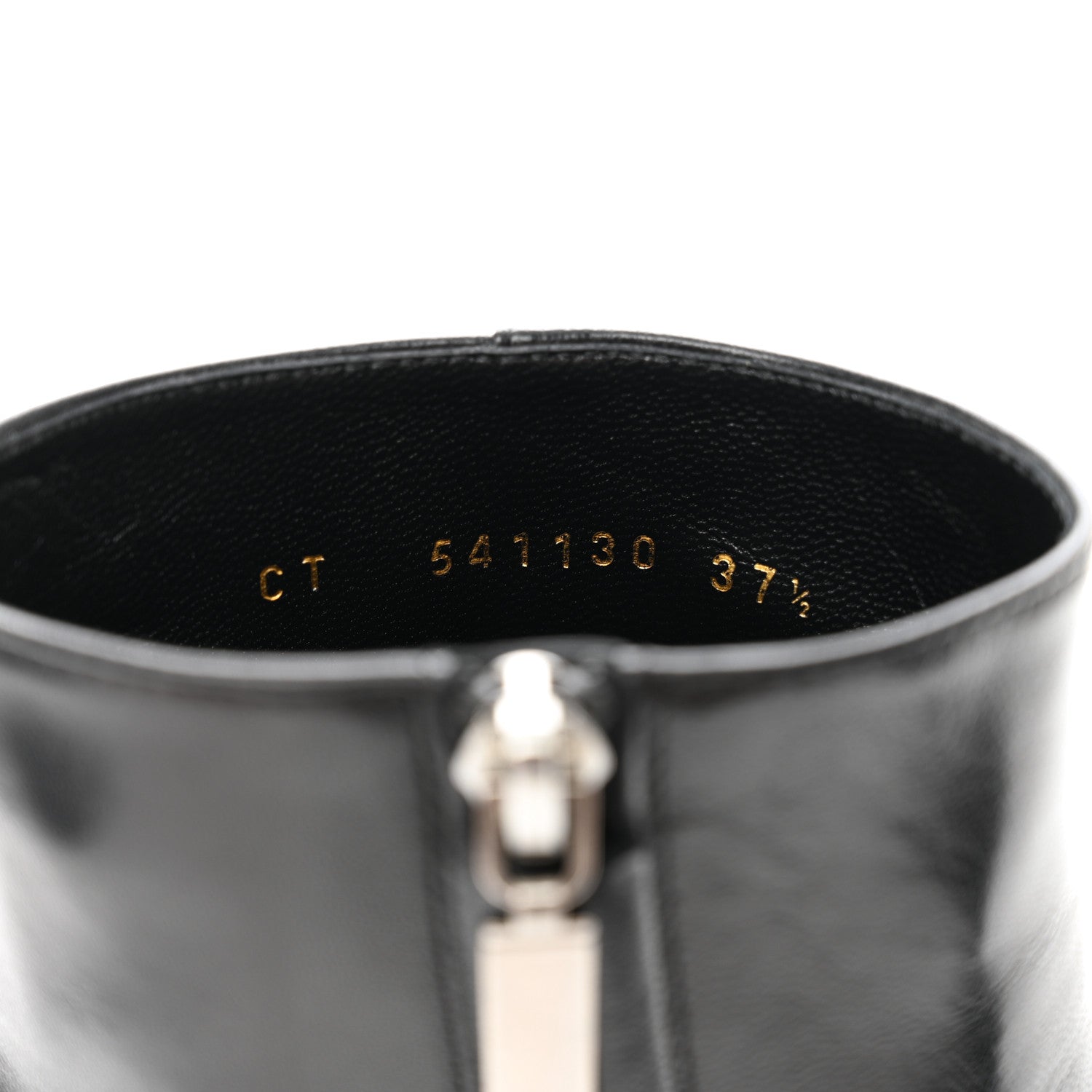 Saint Laurent Nappa Vendome Loulou Ankle Zip Boot 37.5 Black 9 of 9