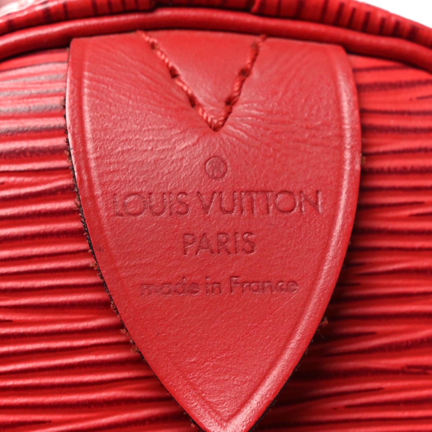 Louis Vuitton Epi Keepall 55 Castillan Red 6 of 11