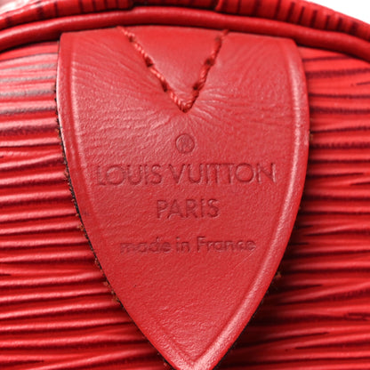 Louis Vuitton Epi Keepall 55 Castillan Red 6 of 11