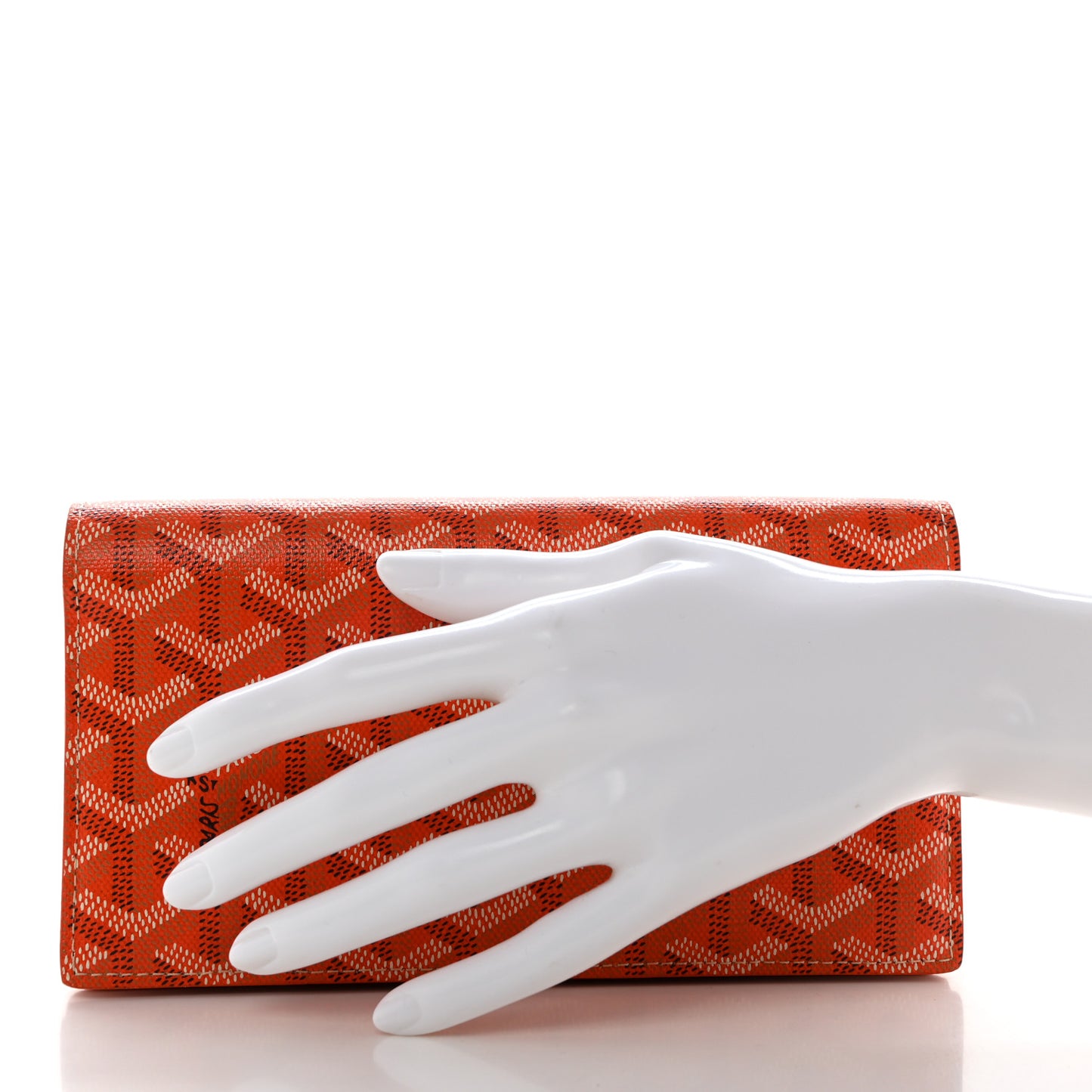 Goyardine Richelieu Wallet Orange