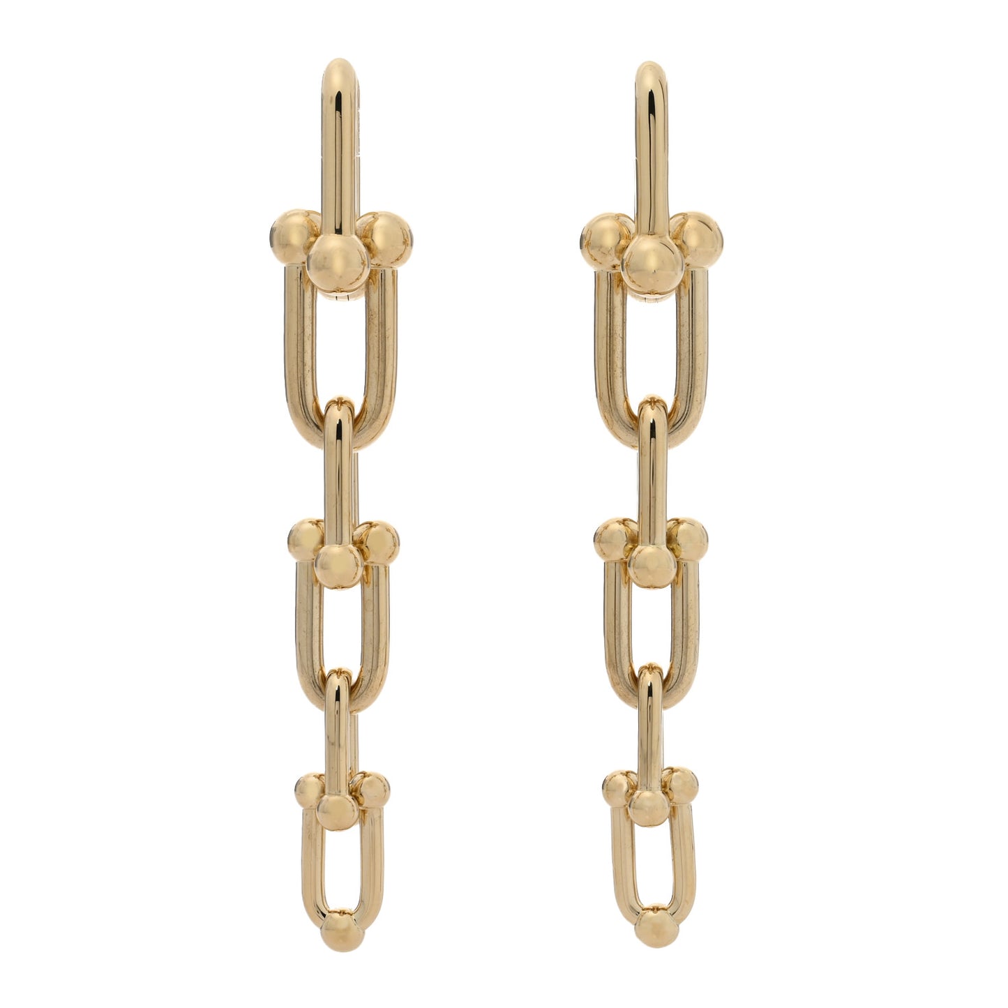 18K Yellow Gold HardWear Graduated Link Earrings
