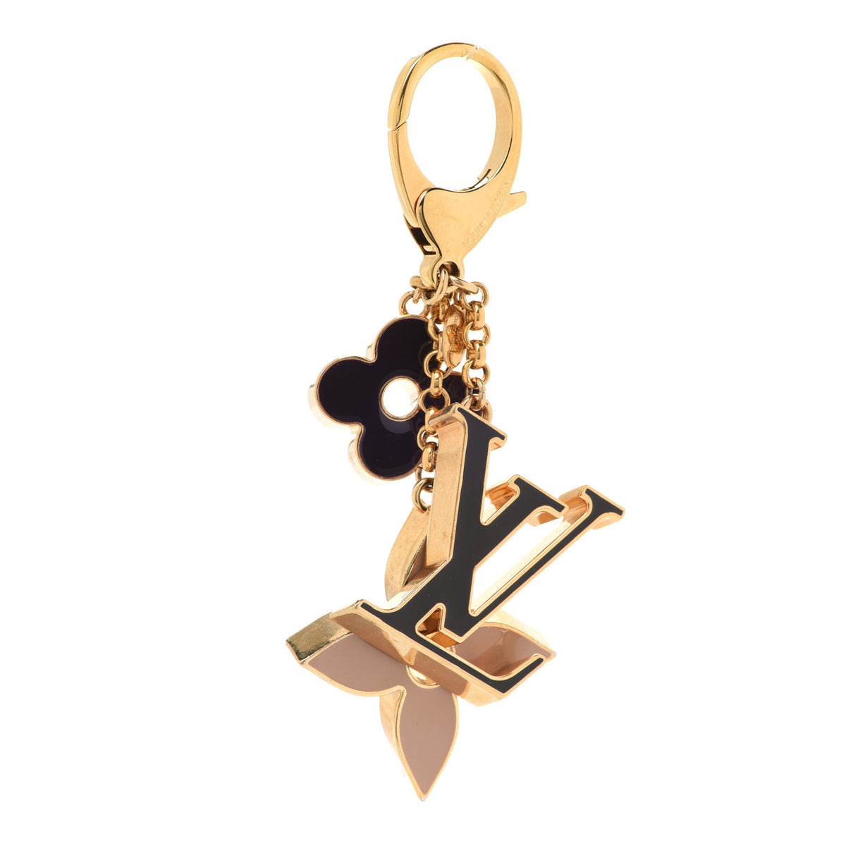 Louis Vuitton Fleur De Monogram Bag Charm Dore 1 of 6