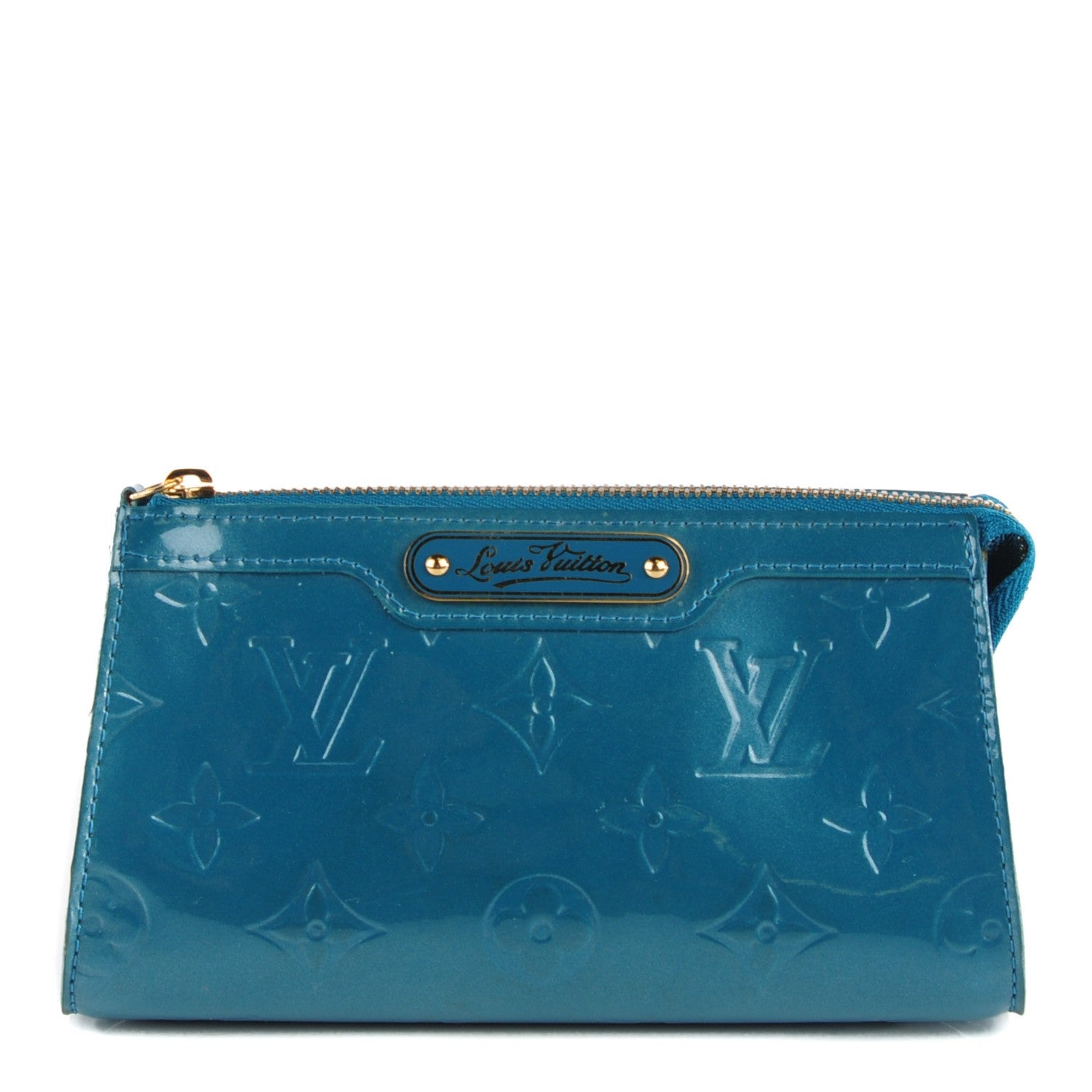 Louis Vuitton Vernis Trousse Cosmetic Pouch Blue Galactic 1 of 7