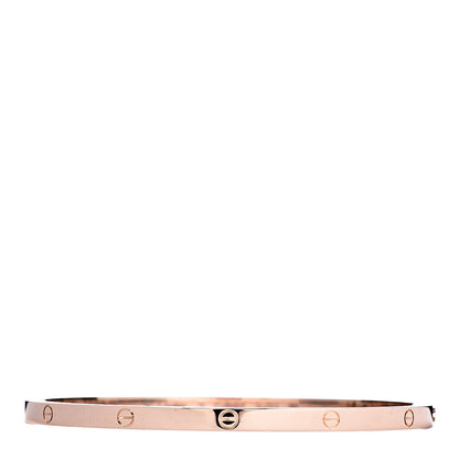 Cartier 18K Pink Gold Small LOVE Bracelet 19 3 of 4
