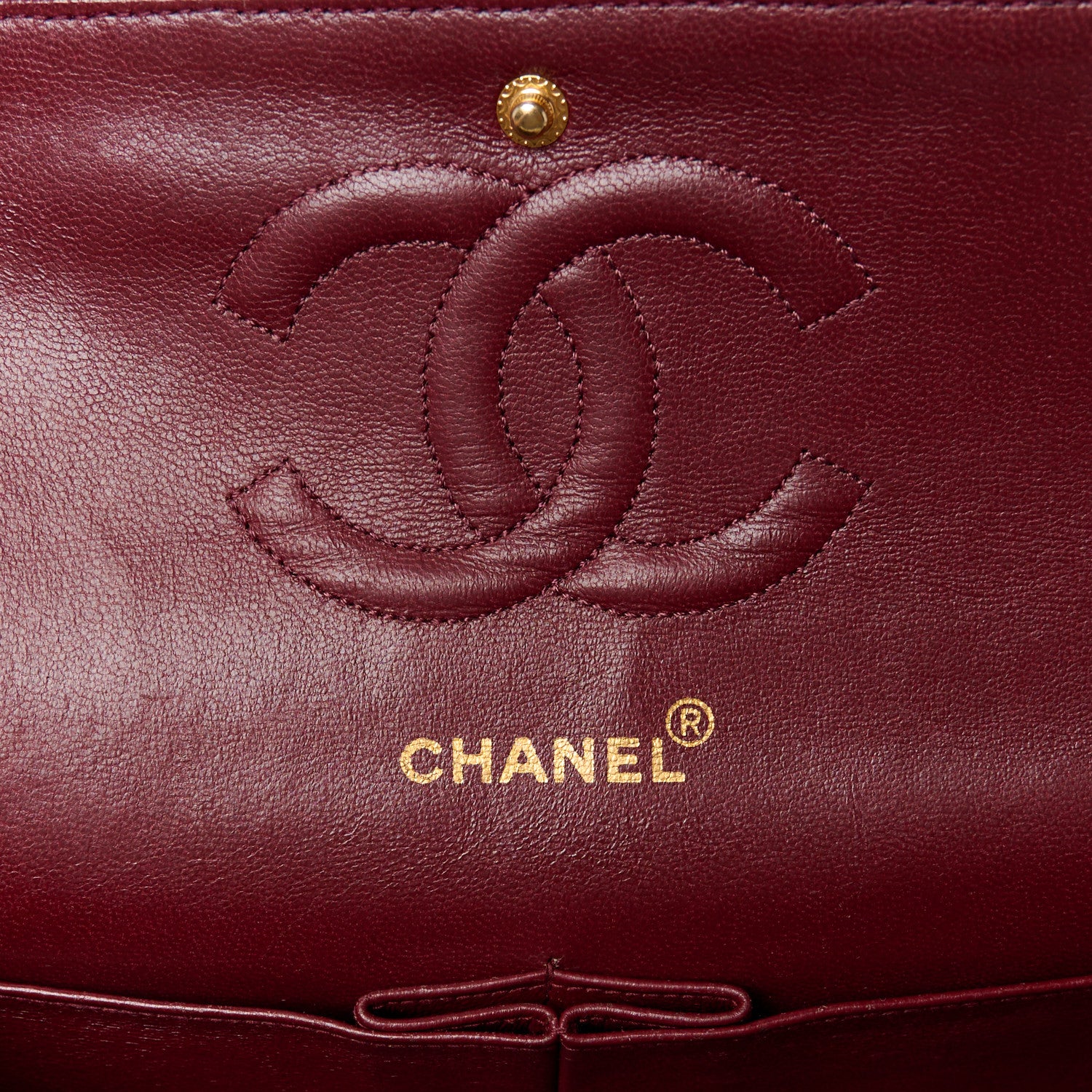 Chanel Lambskin Quilted Medium Double Flap Black 6 of 12