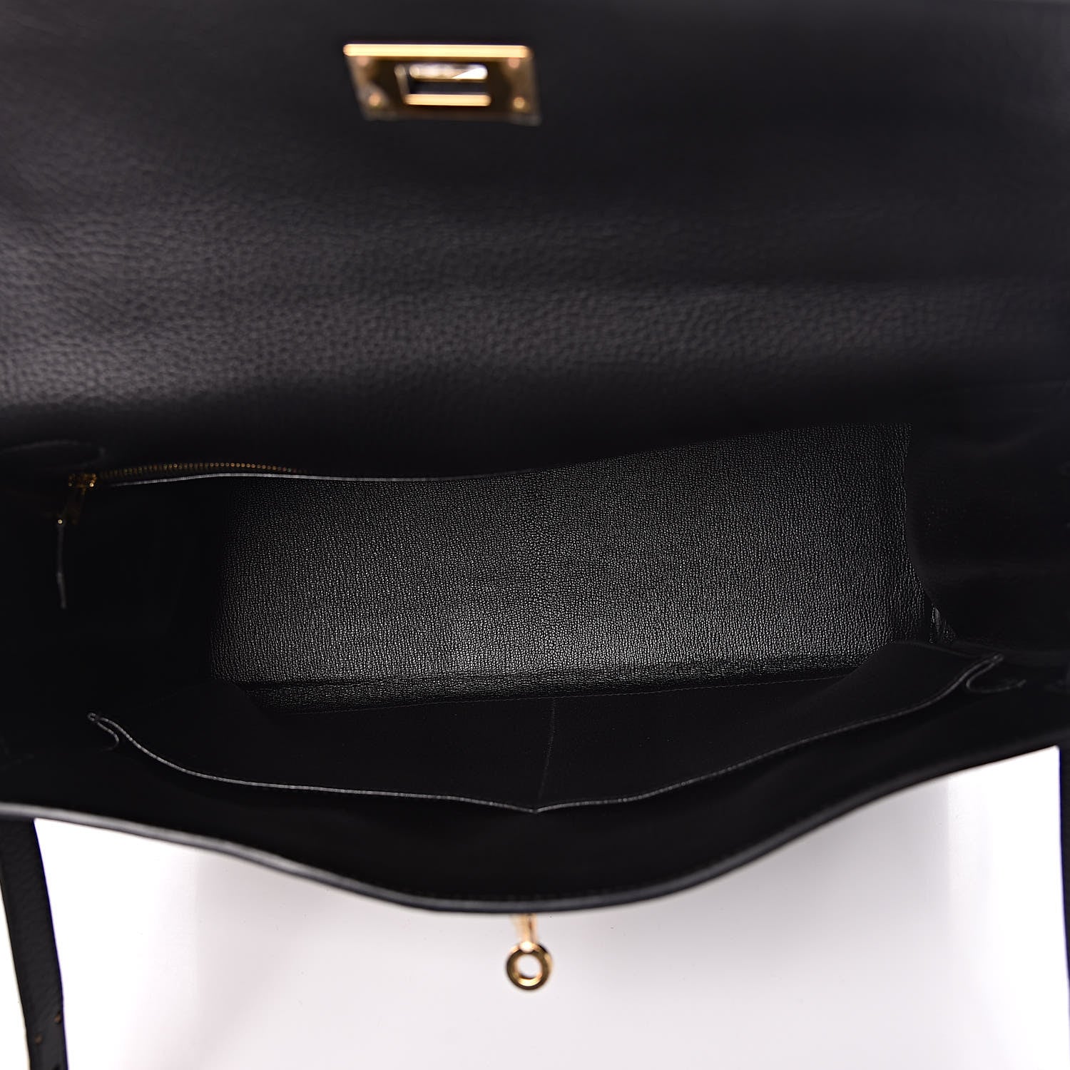 Hermes Togo Kelly Retourne 35 Black 5 of 11
