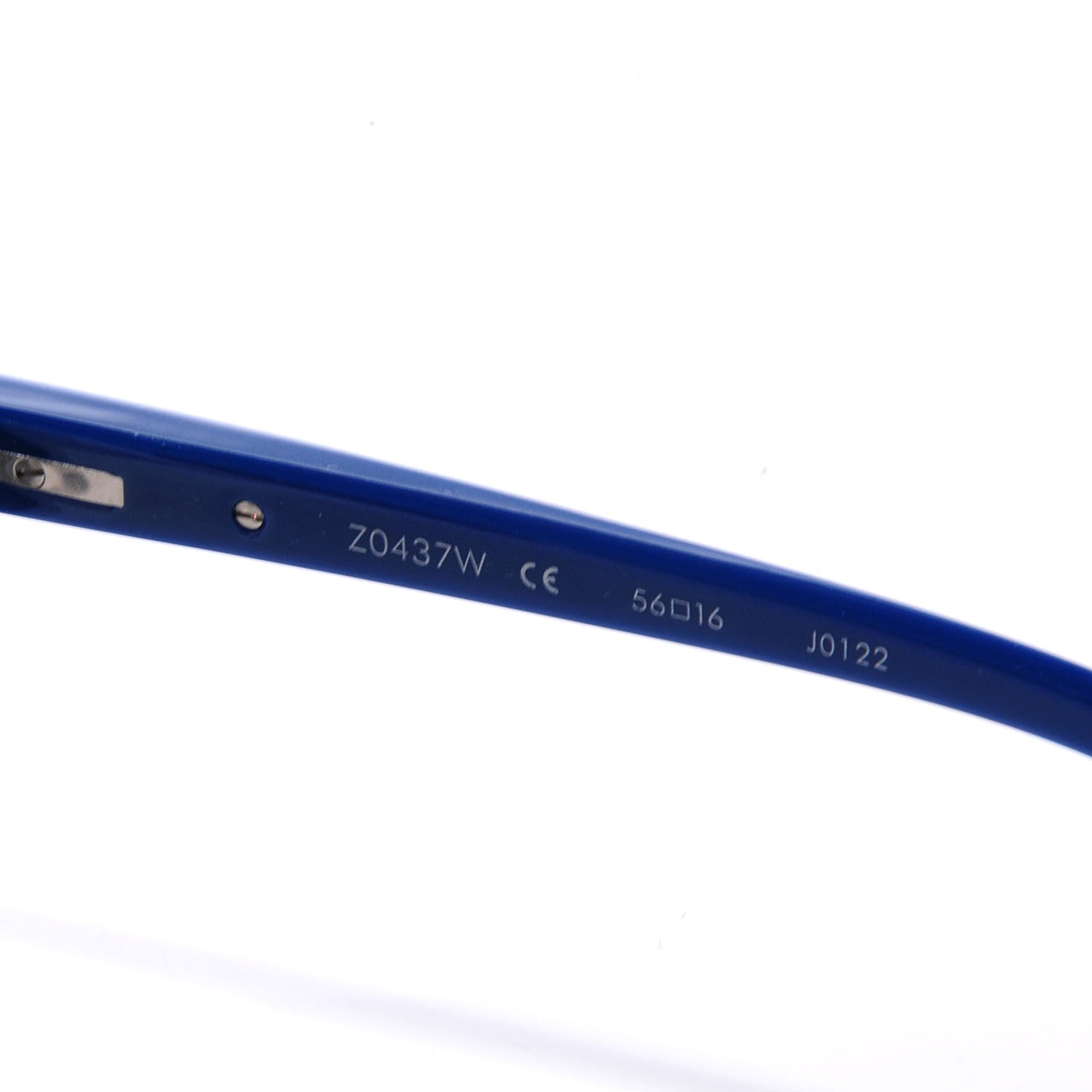 LOUIS VUITTON Audace Sunglasses Blue White Z0437W