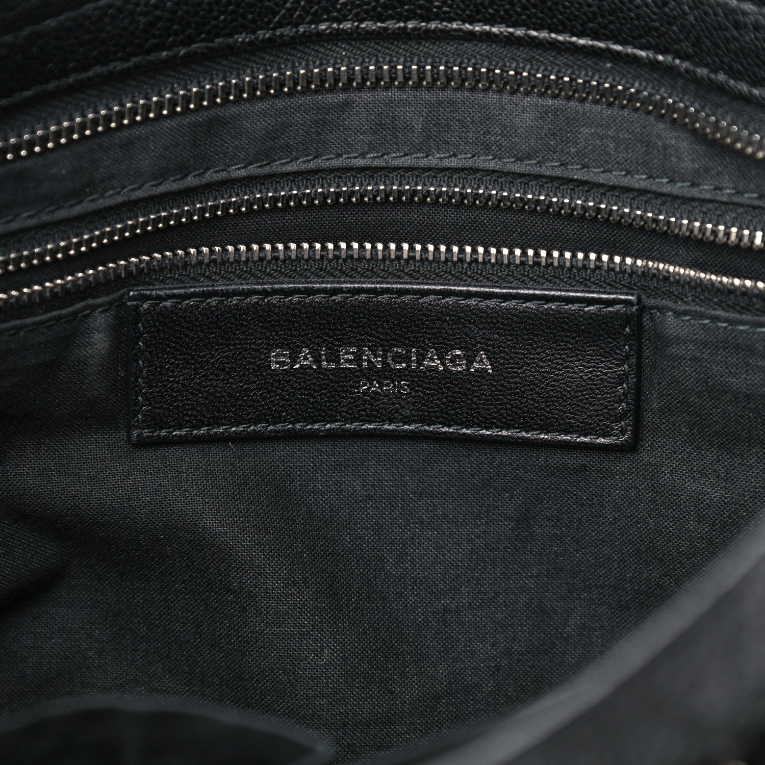 Balenciaga Chevre Silver Metallic Edge Hardware S City Black 6 of 12