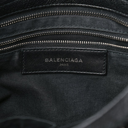 Balenciaga Chevre Silver Metallic Edge Hardware S City Black 6 of 12