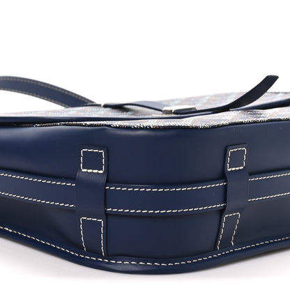 Goyard Goyardine Belvedere II MM Messenger Bag Navy 7 of 8
