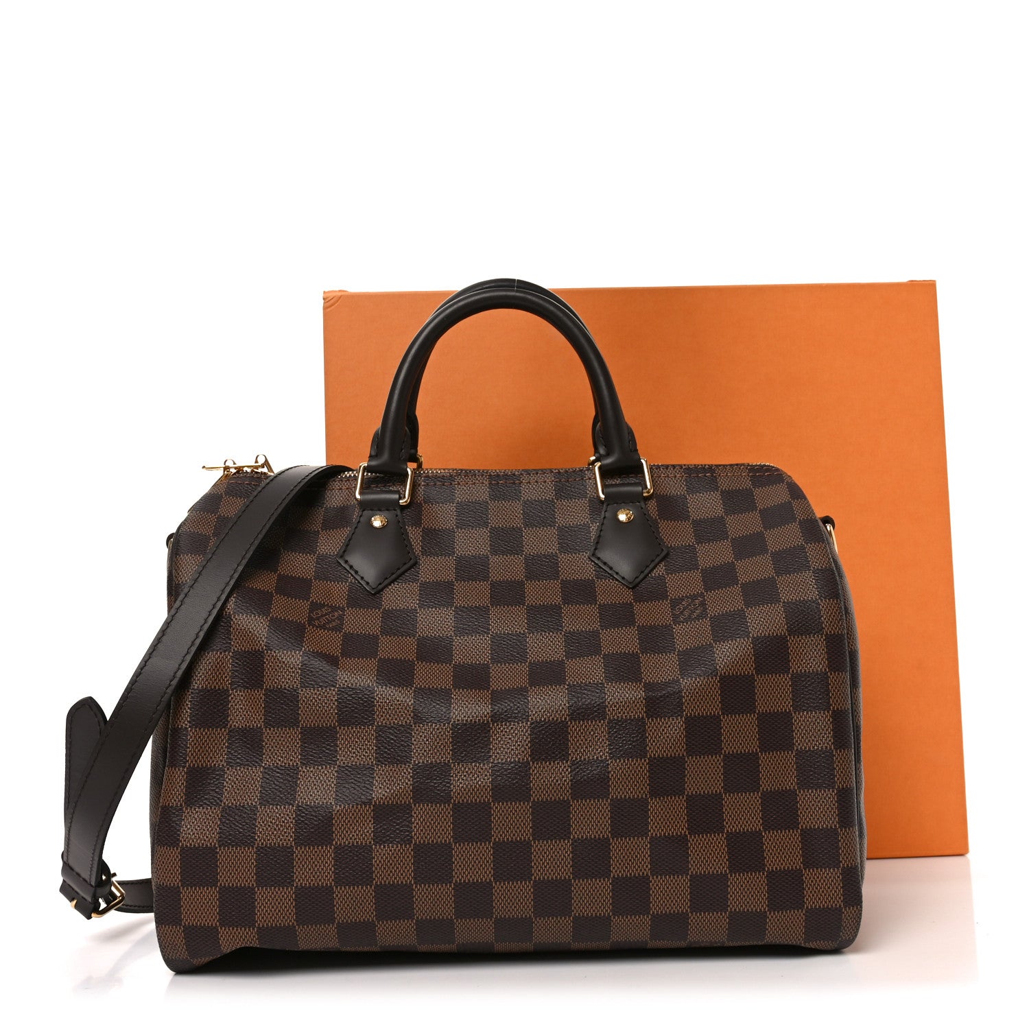 Louis Vuitton Damier Ebene Speedy Bandouliere 30 10 of 10