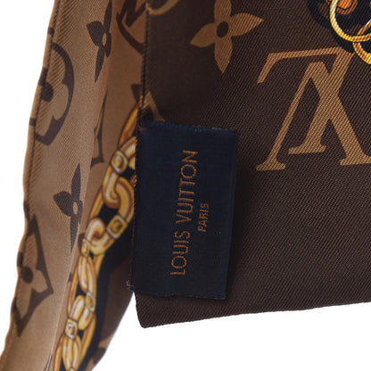 Louis Vuitton Silk Monogram Confidential Bandeau Brown 3 of 5