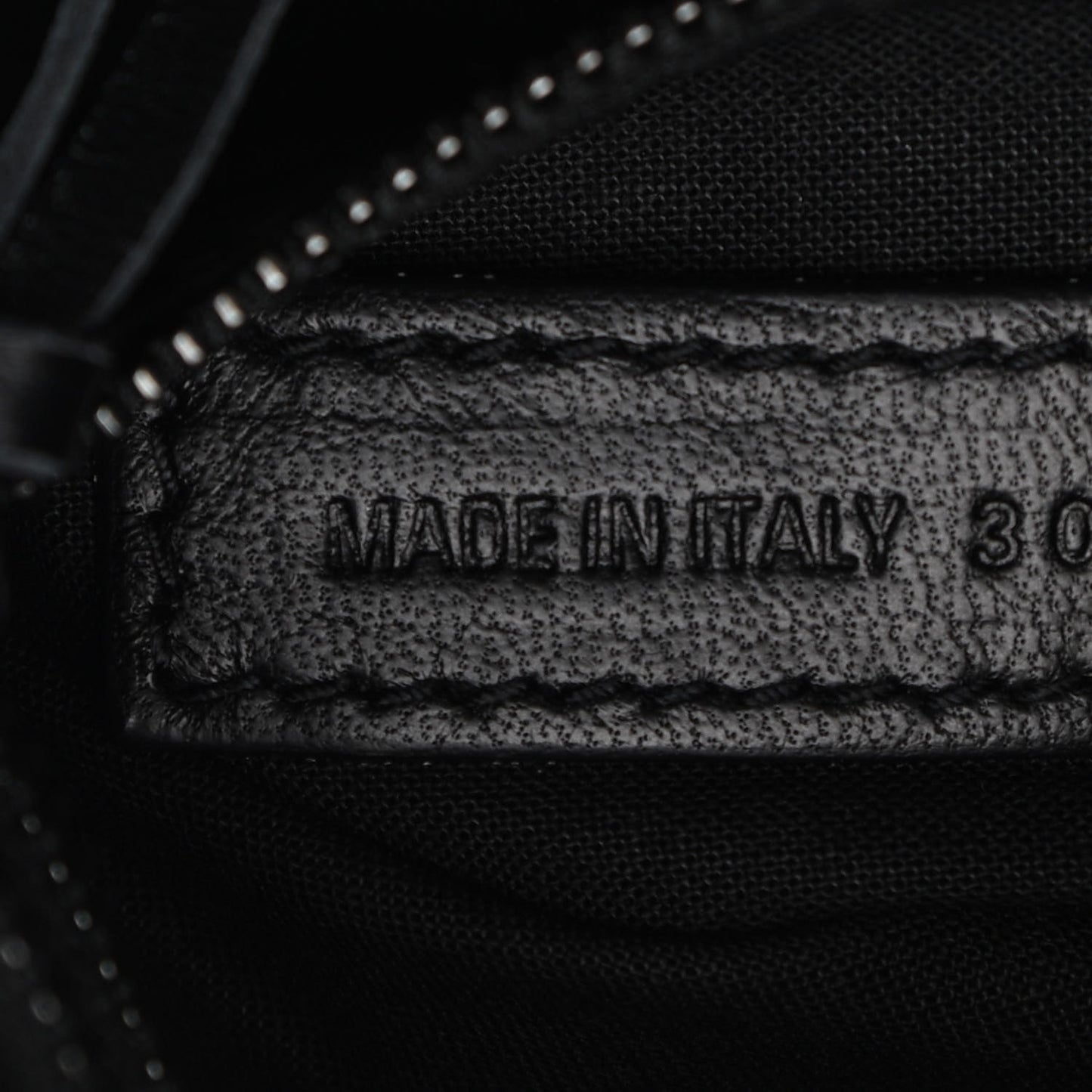 Matte Supple Lambskin Crocodile Embossed Classic Black Hardware Mini City Black
