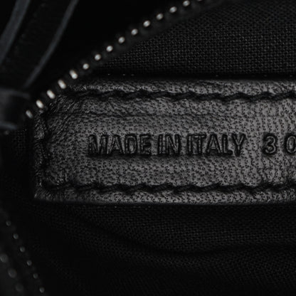 Balenciaga Matte Supple Lambskin Crocodile Embossed Classic Black Hardware Mini City Black 8 of 12