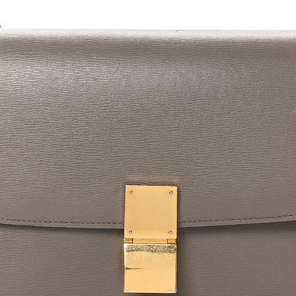 Celine Liege Calfskin Medium Classic Box Flap Bag Taupe 9 of 12