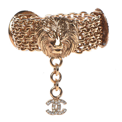 Chanel CC Medallion Bracelet Gold 1 of 8