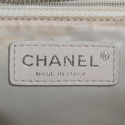 Chanel Lambskin Quilted Small Chain Around Tote White 6 of 7