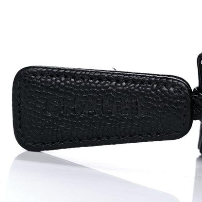 Chanel Caviar Quilted Bowler Black 7 of 17