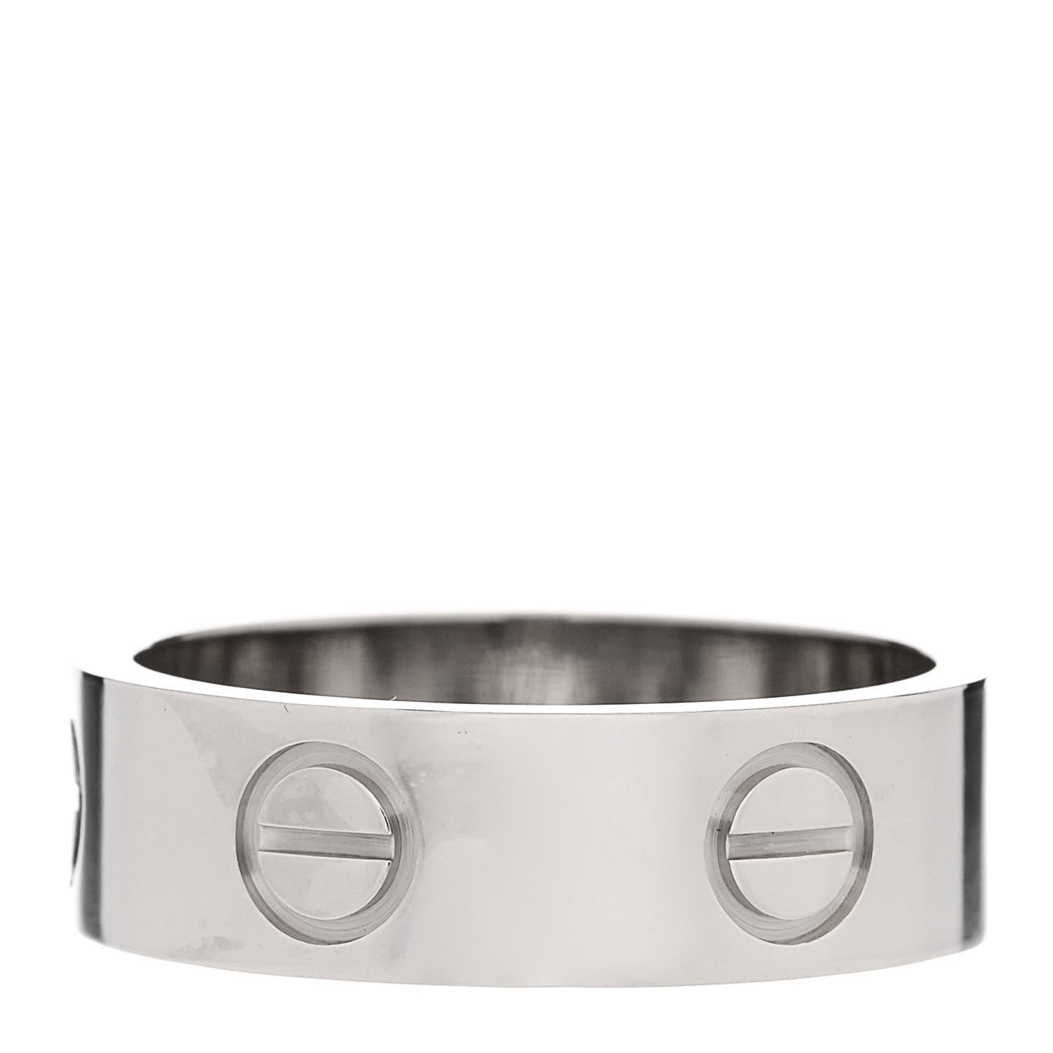 Cartier 18K White Gold 5.5mm LOVE Ring 50 5.25 3 of 5