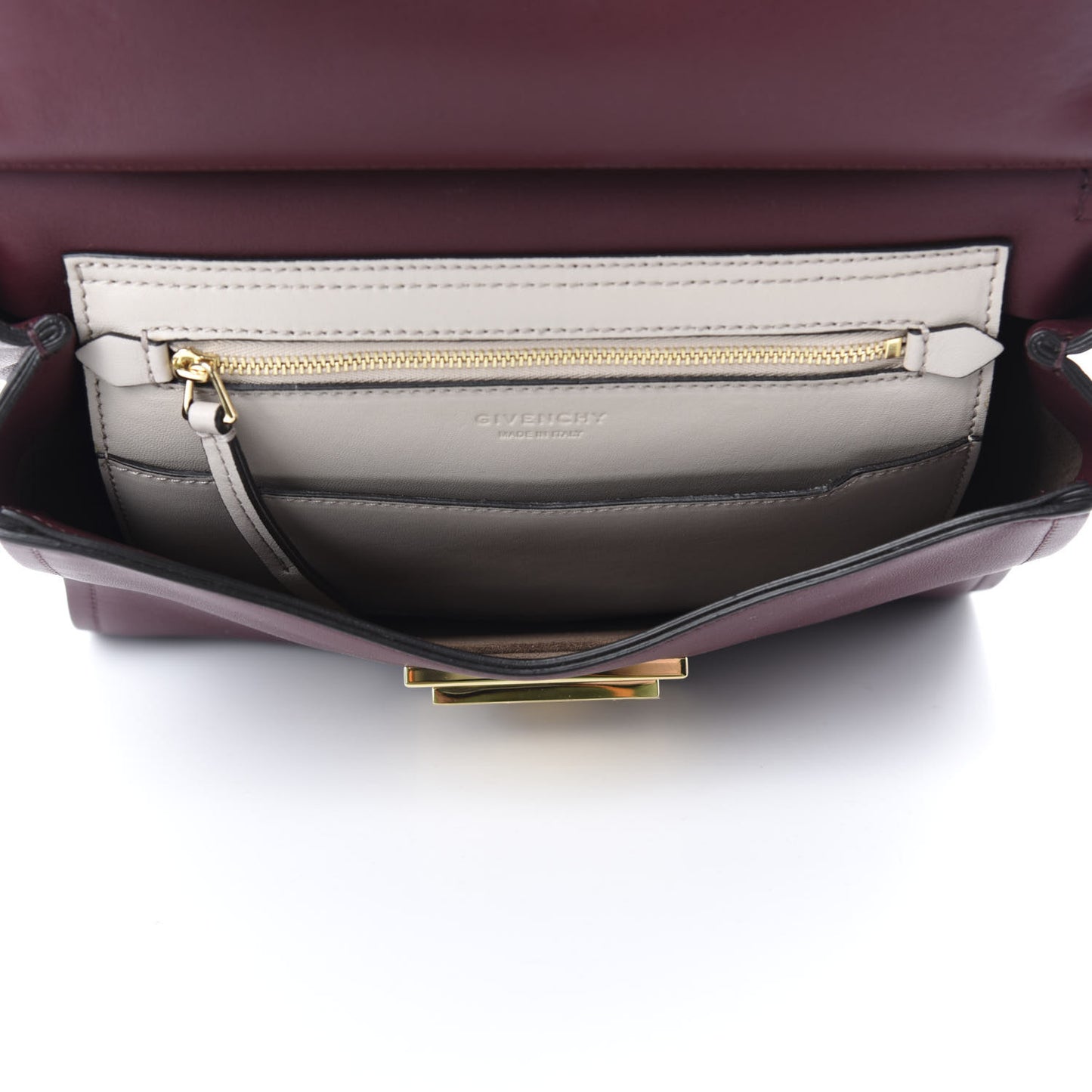 Calfskin Small Mystic Shoulder Bag Aubergine