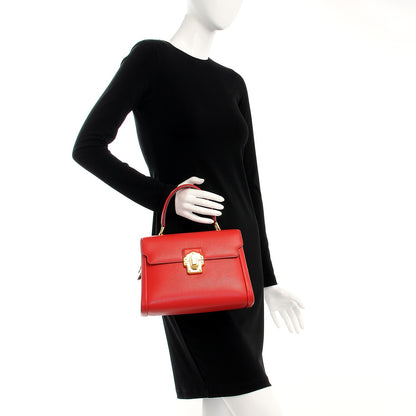 Dolce & Gabbana Calfskin Lucia Top Handle Tote Red 2 of 8