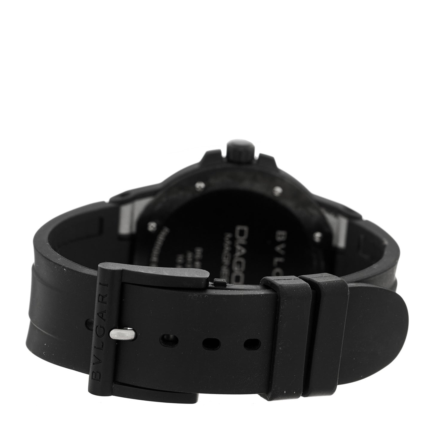 Ceramic Rubber 41mm Diagono Magnesium Automatic Watch Silver