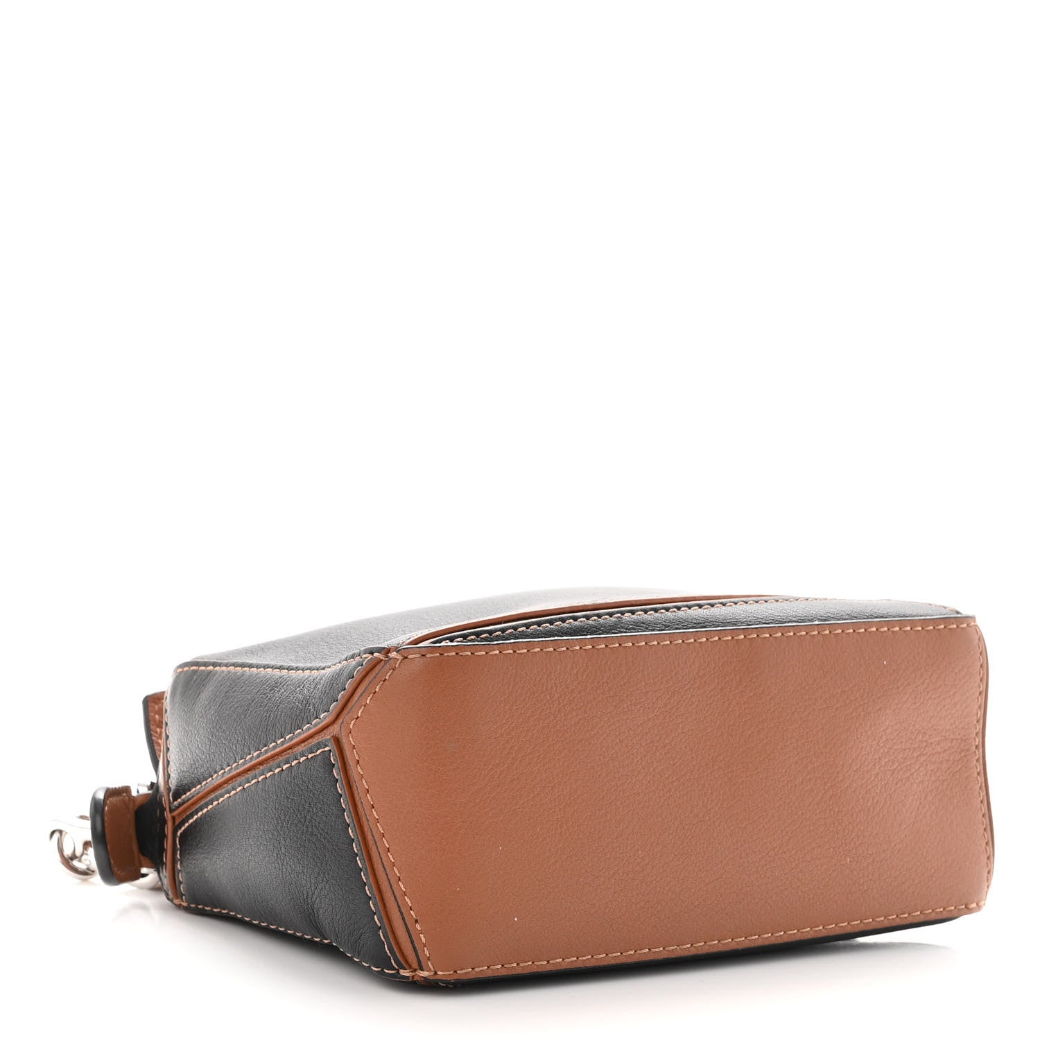 Loewe Calfskin Mini Puzzle Bag Tan Black 4 of 10
