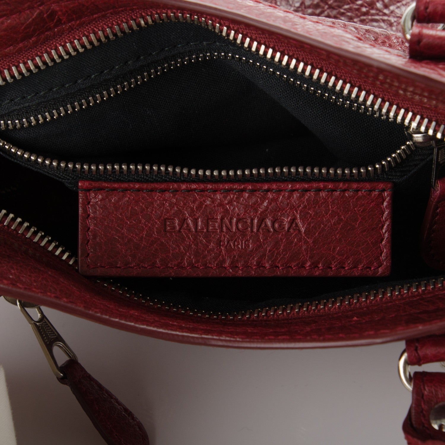 Balenciaga Agneau Giant 12 Silver Hardware Mini City Rouge Cerise 5 of 7