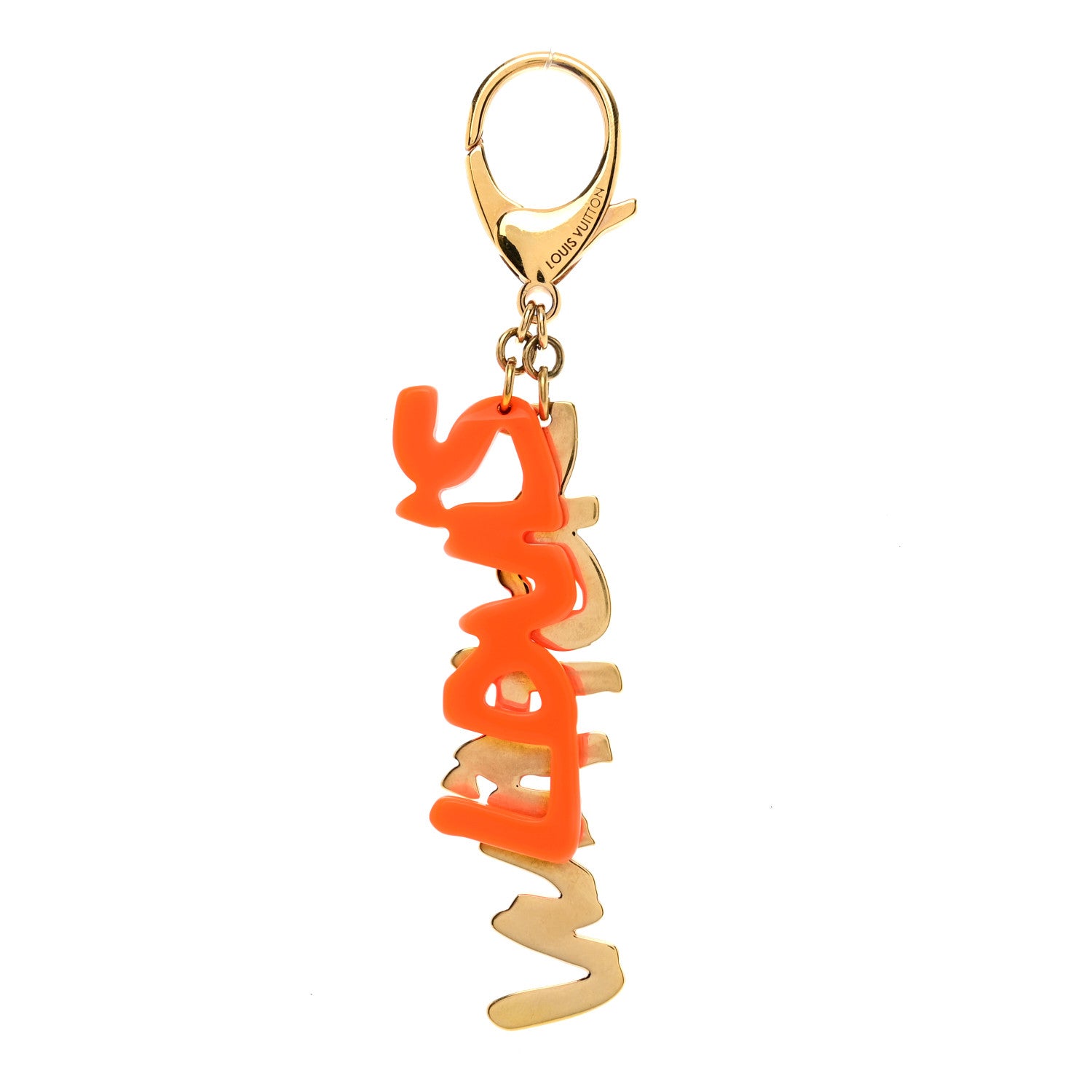 Louis Vuitton Graffiti Bag Charm Orange 1 of 3