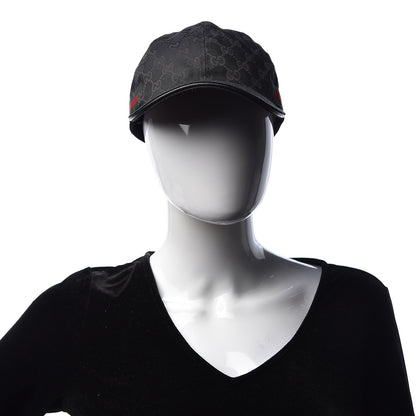 Gucci Monogram Web Baseball Hat L Black 2 of 7