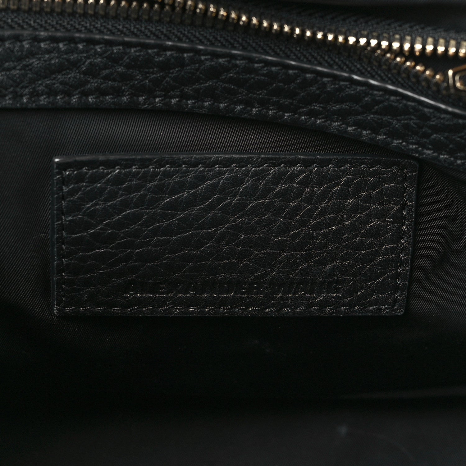 Alexander Wang Pebbled Lambskin Rocco Black Pale Gold Hardware 6 of 8