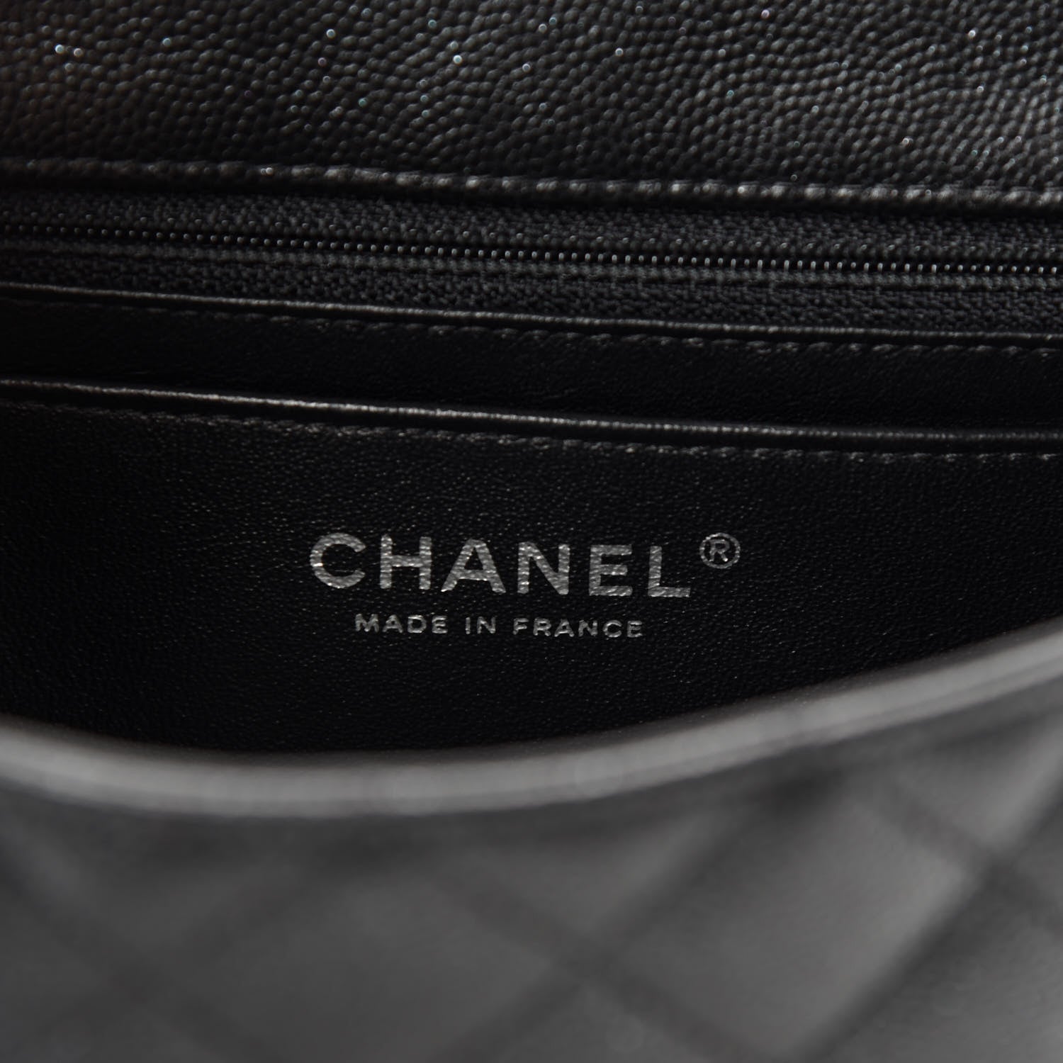 Chanel Caviar Quilted Mini Rectangular Flap Black 10 of 13