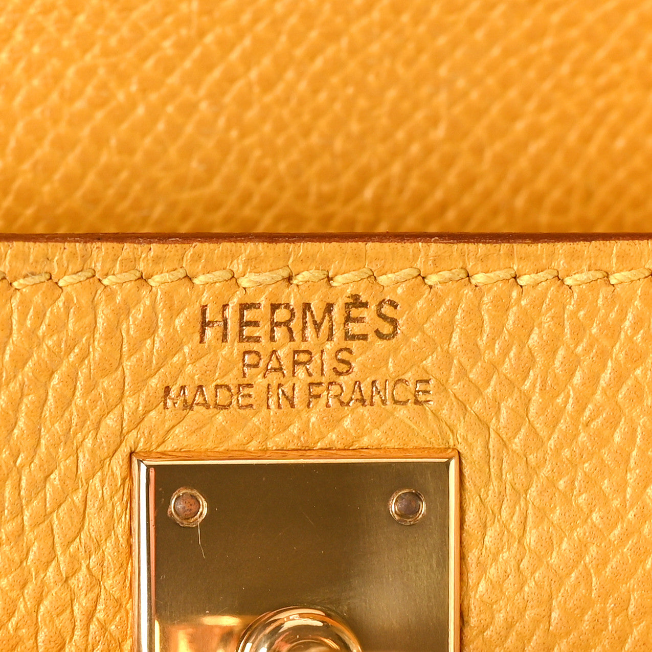 Hermes Courchevel Kelly Ado 20 Backpack Jaune 6 of 11